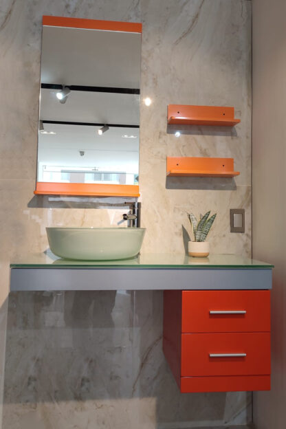 Mueble Completo de Vidrio