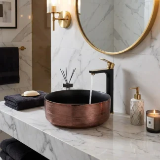 Lavamanos Oro Rosa Tholer C079