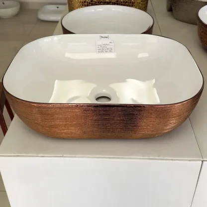 Lavamanos Oro Rosa Tholer C003
