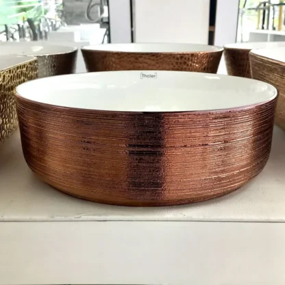 Lavamanos Oro Rosa Tholer C073