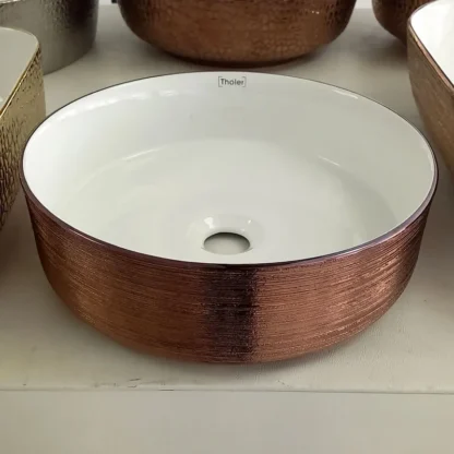 Lavamanos Oro Rosa Tholer C073