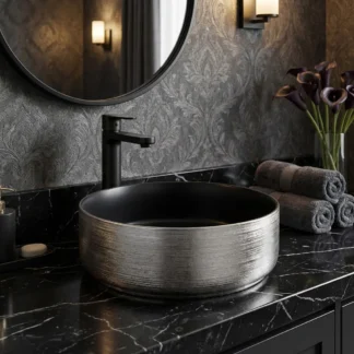 Lavamanos Plateado Tholer C078