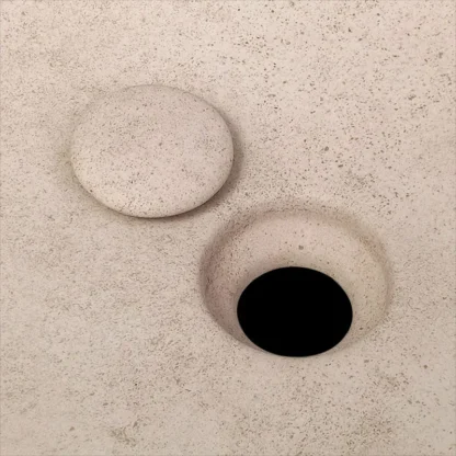 Lavamanos Blush Concrete RAK Ceramics - Imagen 4