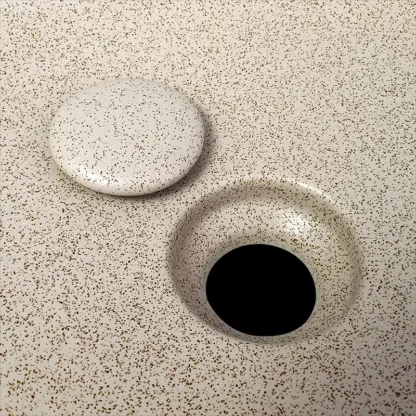 Lavamanos Mica Warm Grey RAK Ceramics - Imagen 4