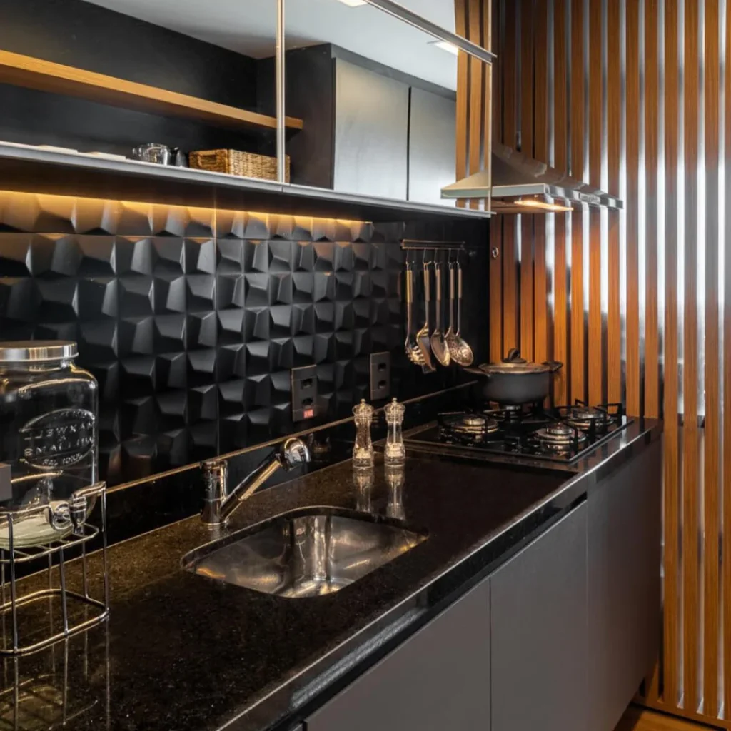 Cerámica CUBIC BLACK | 45x90cm | Eliane