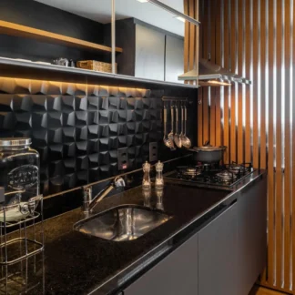 CUBIC BLACK | 45x90cm | Eliane