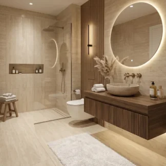 Porcelanato Travertino Classico Velvet | 60x120cm